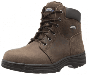 Skechers Relaxed Fit Steel Toe Boots dark brown